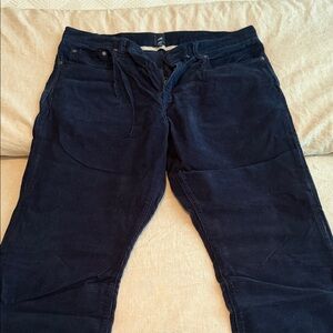 GAP Men's Deep Blue Corduroy Pants